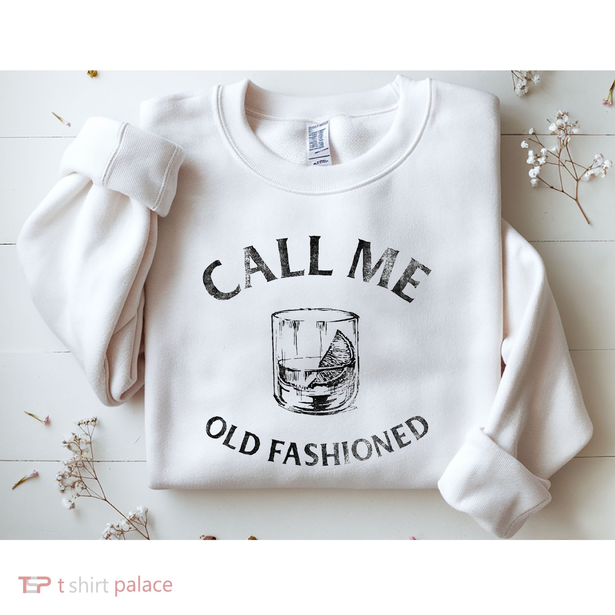 Call Me Old Fashionedcocktail Glass Sweatshirt
