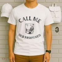 Call Me Old Fashionedcocktail Glass T-Shirt thumb 6