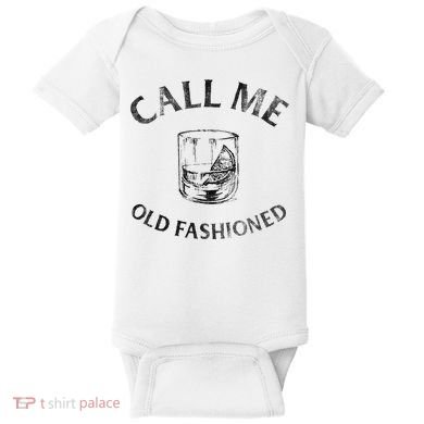Call Me Old Fashionedcocktail Glass Baby Bodysuit