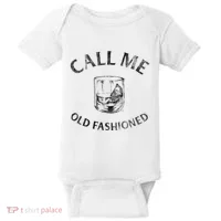 Call Me Old Fashionedcocktail Glass Baby Bodysuit thumb 0