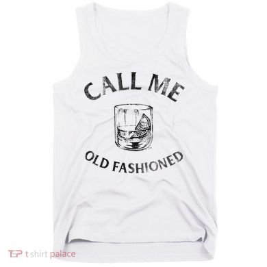 Call Me Old Fashionedcocktail Glass Tank Top