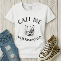 Call Me Old Fashionedcocktail Glass Women's T-Shirt thumb 3