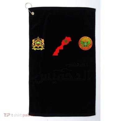 Complete Map Of Morocco With Dahmis Tea Proud Moroccan Golf Towel