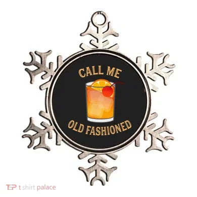 Call Me Old Fashioned Bartender Classic Cocktail Mixologist Ornament