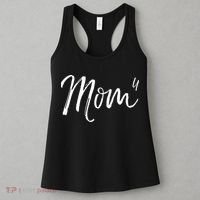 Cute Mom Of 4 Gift Quote Fun Fourth Child Announcement Mom^4 Women's Tank Top thumb 3