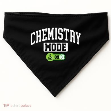 Chemistry Mode on Funny Science Chemistry Chemist USA-Made Doggie Bandana