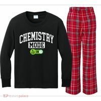 Chemistry Mode on Funny Science Chemistry Chemist Kids Long Sleeve Plaid Pajama Set thumb 0