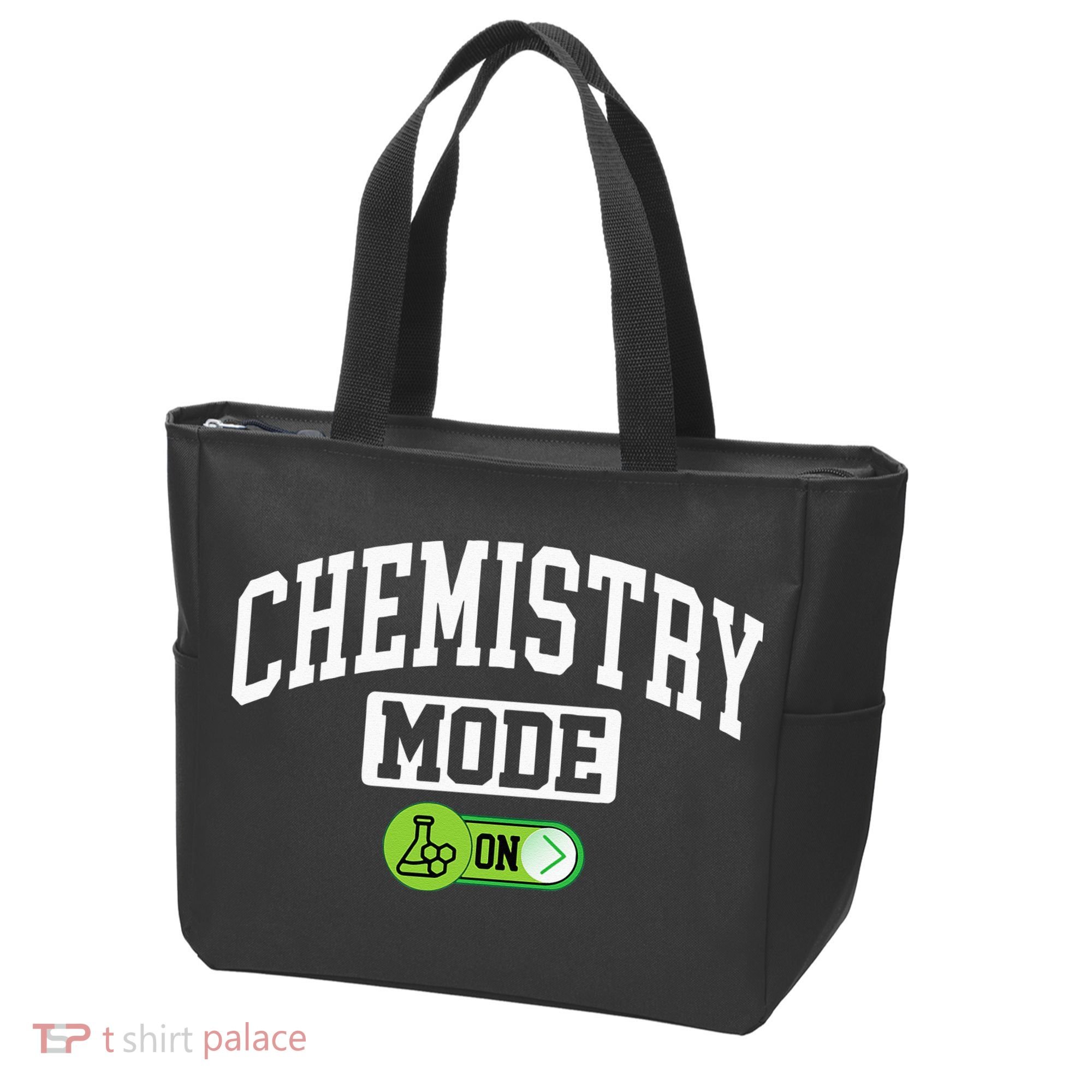 Chemistry Mode on Funny Science Chemistry Chemist Tote Bag