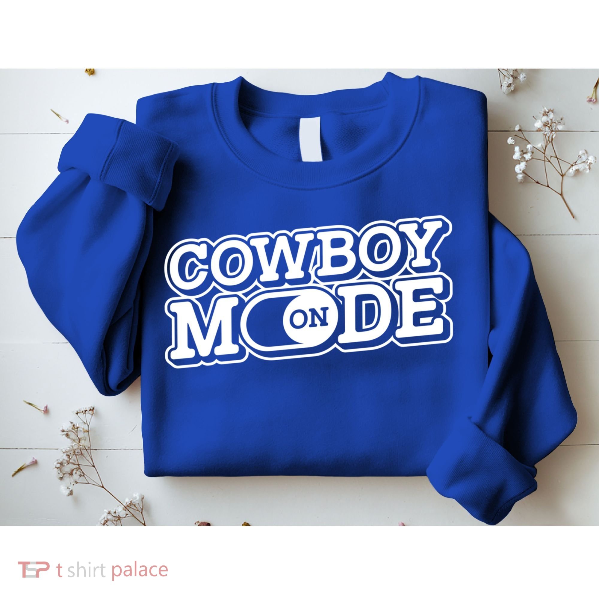 Cowboy Mode On Gift Horse Riding Horse Western Rodeo Cowboy Funny Gift Sweatshirt