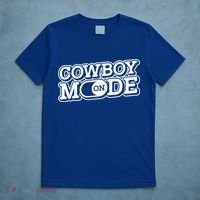 Cowboy Mode On Gift Horse Riding Horse Western Rodeo Cowboy Funny Gift T-Shirt thumb 5