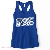Cowboy Mode On Gift Horse Riding Horse Western Rodeo Cowboy Funny Gift Women's Tank Top thumb 0