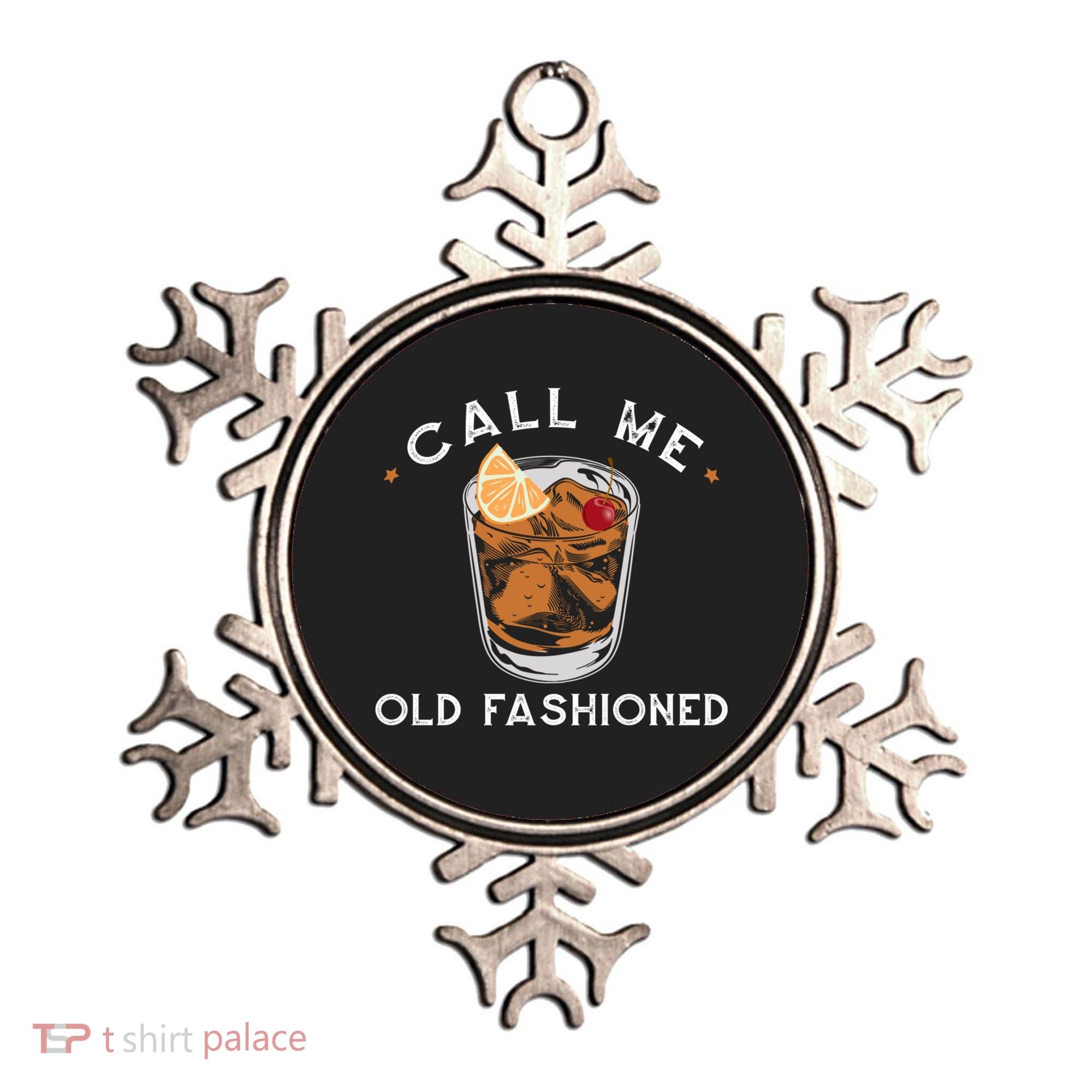 Call Me Old Fashioned Whiskey Ing Cocktail Bourbon Fan Gift Ornament