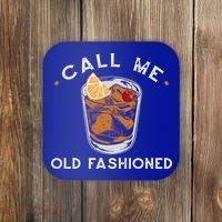 Call Me Old Fashioned Whiskey Ing Cocktail Bourbon Fan Gift Coaster thumb 0