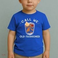Call Me Old Fashioned Whiskey Ing Cocktail Bourbon Fan Gift Toddler T-Shirt thumb 2