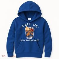 Call Me Old Fashioned Whiskey Ing Cocktail Bourbon Fan Gift Kids Hoodie thumb 0