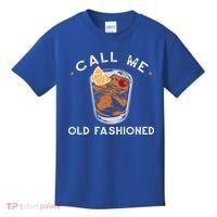 Call Me Old Fashioned Whiskey Ing Cocktail Bourbon Fan Gift Kids T-Shirt thumb 0