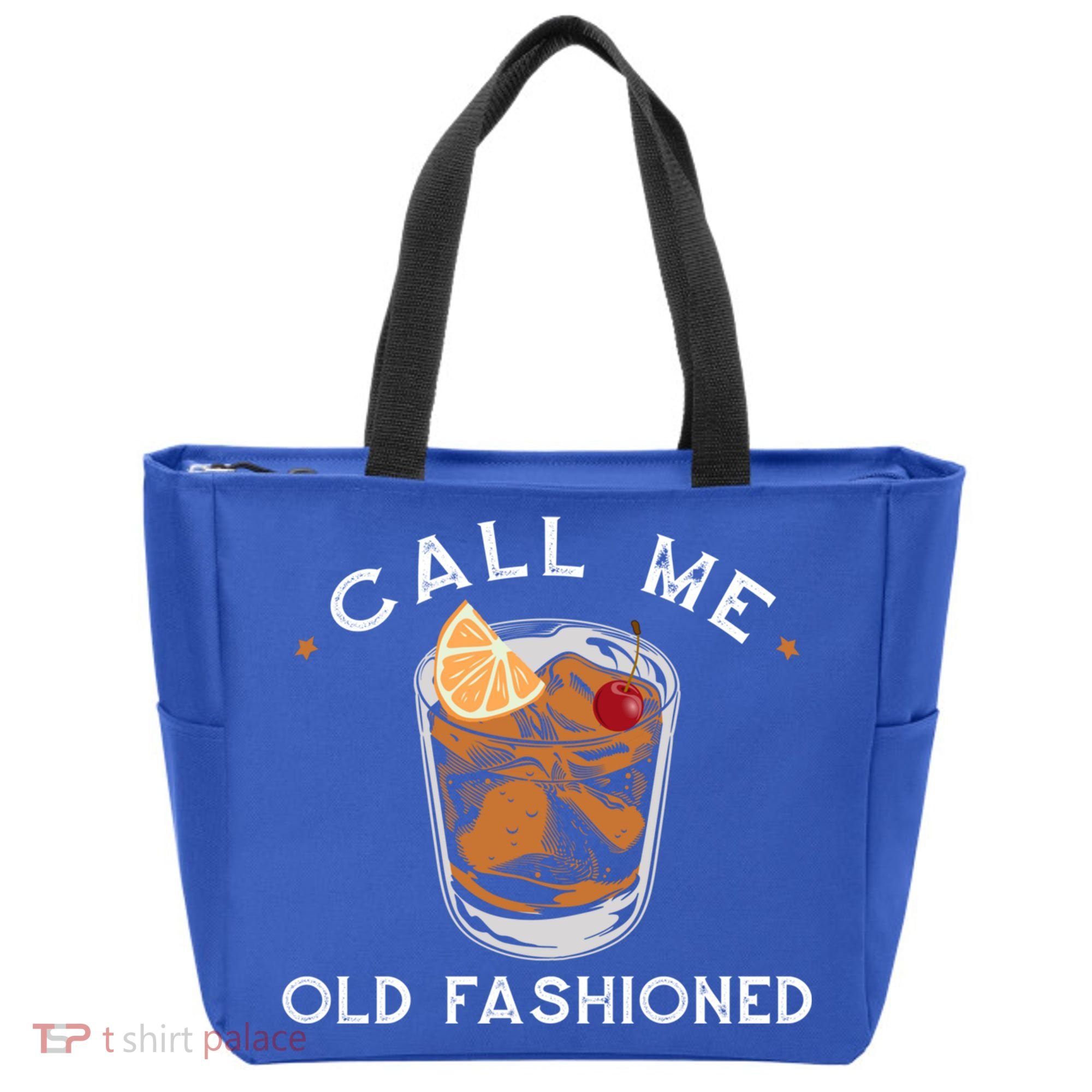Call Me Old Fashioned Whiskey Ing Cocktail Bourbon Fan Gift Tote Bag