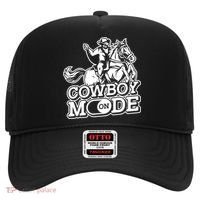 Cowboy Mode On Great Gift Horse Western Bull Rodeo Cowboy Great Gift Hat thumb 0