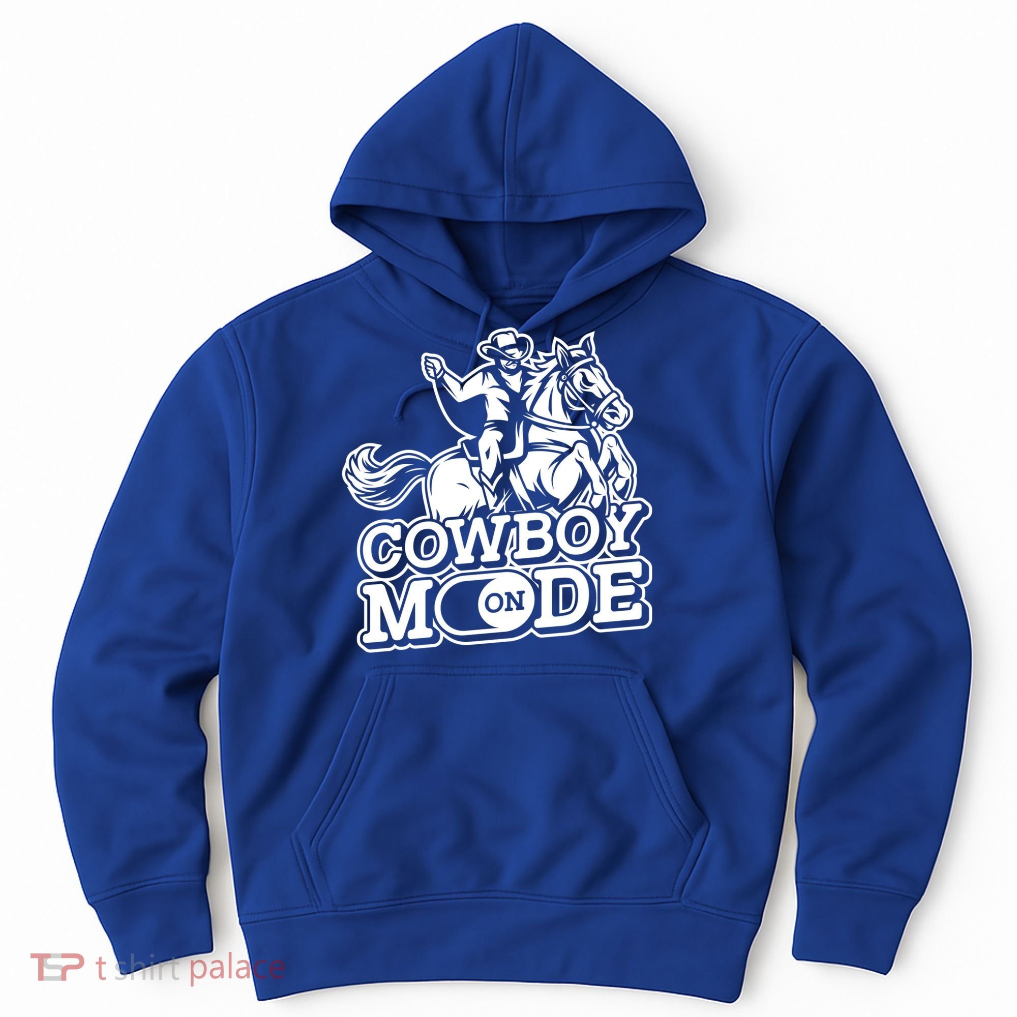 Cowboy Mode On Great Gift Horse Western Bull Rodeo Cowboy Great Gift Hoodie