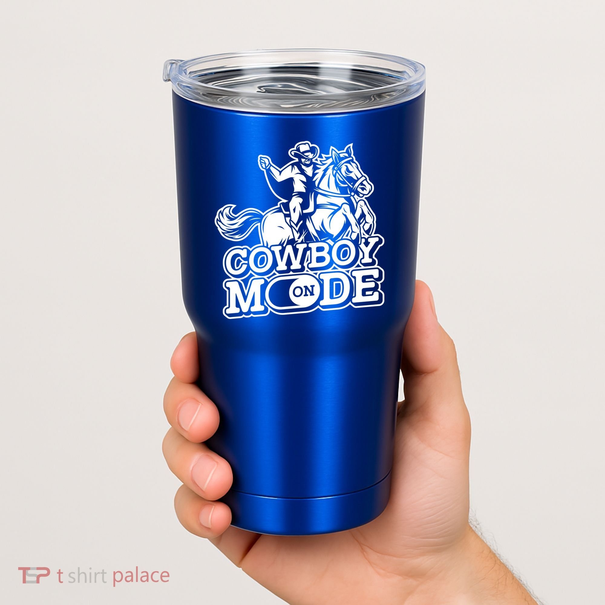 Cowboy Mode On Great Gift Horse Western Bull Rodeo Cowboy Great Gift Tumbler