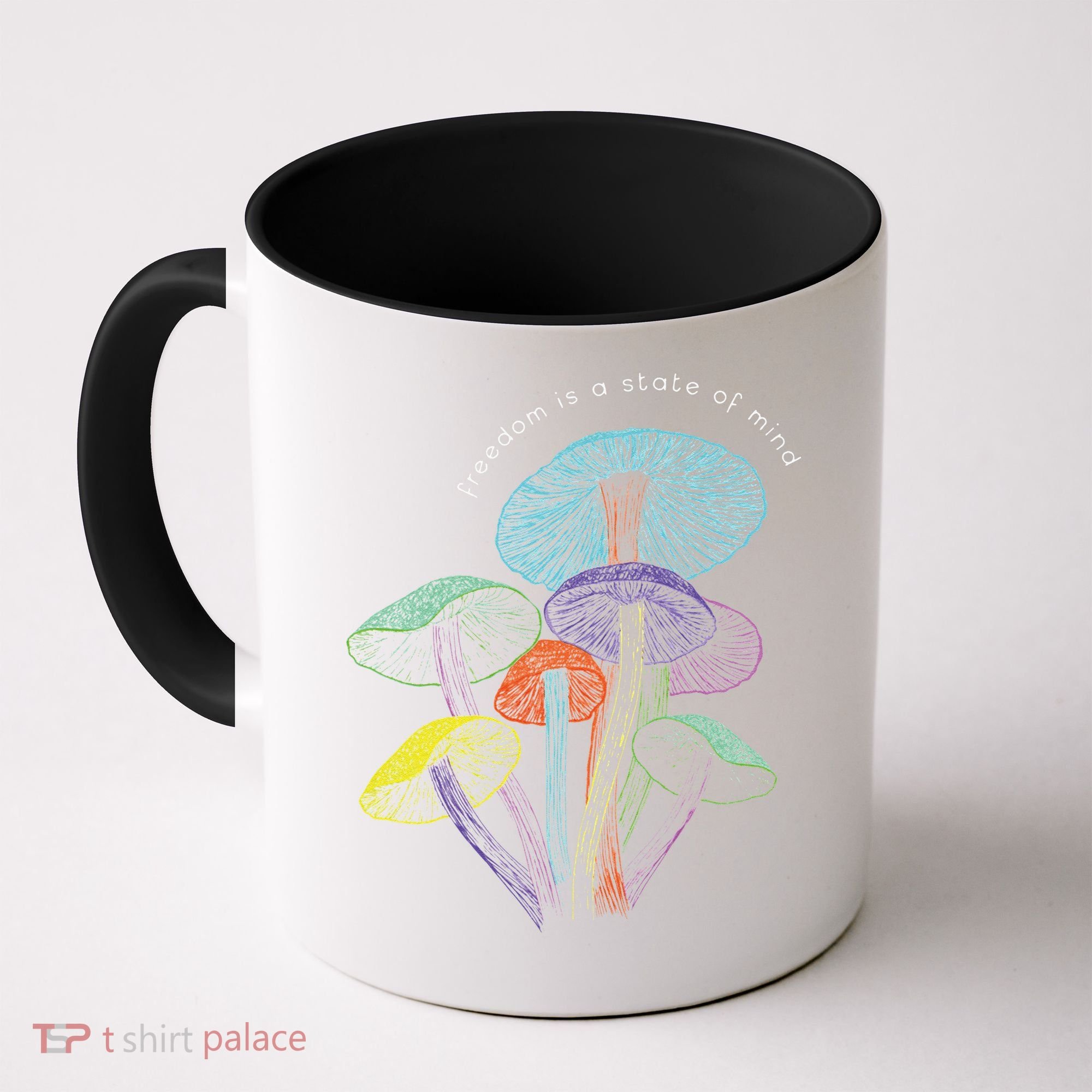 Colourful mushrooms of imagination  Coffee Mug