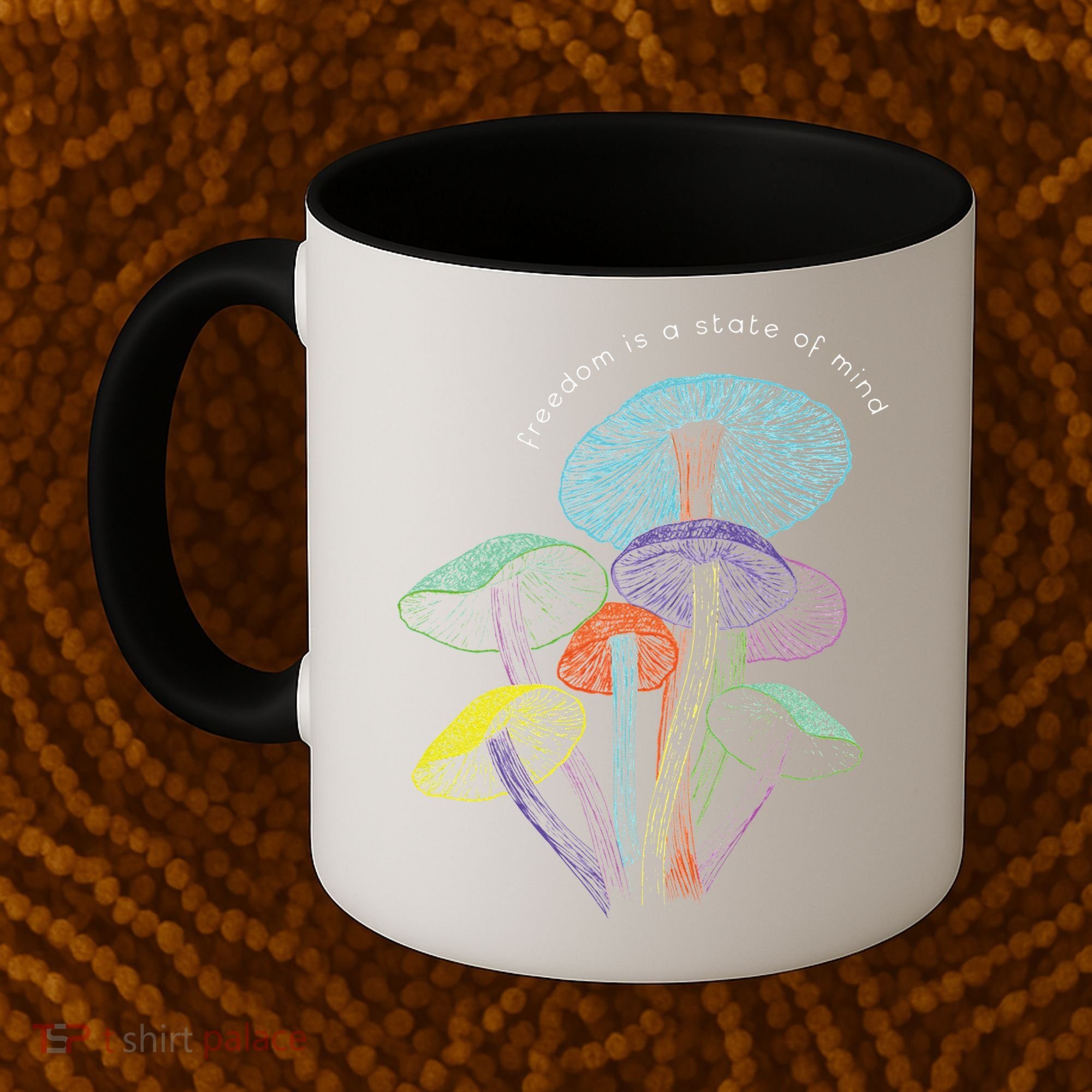 Colourful mushrooms of imagination  Coffee Mug