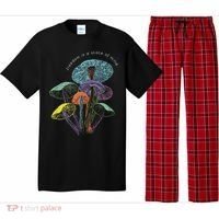 Colourful mushrooms of imagination  Pajama Set thumb 0
