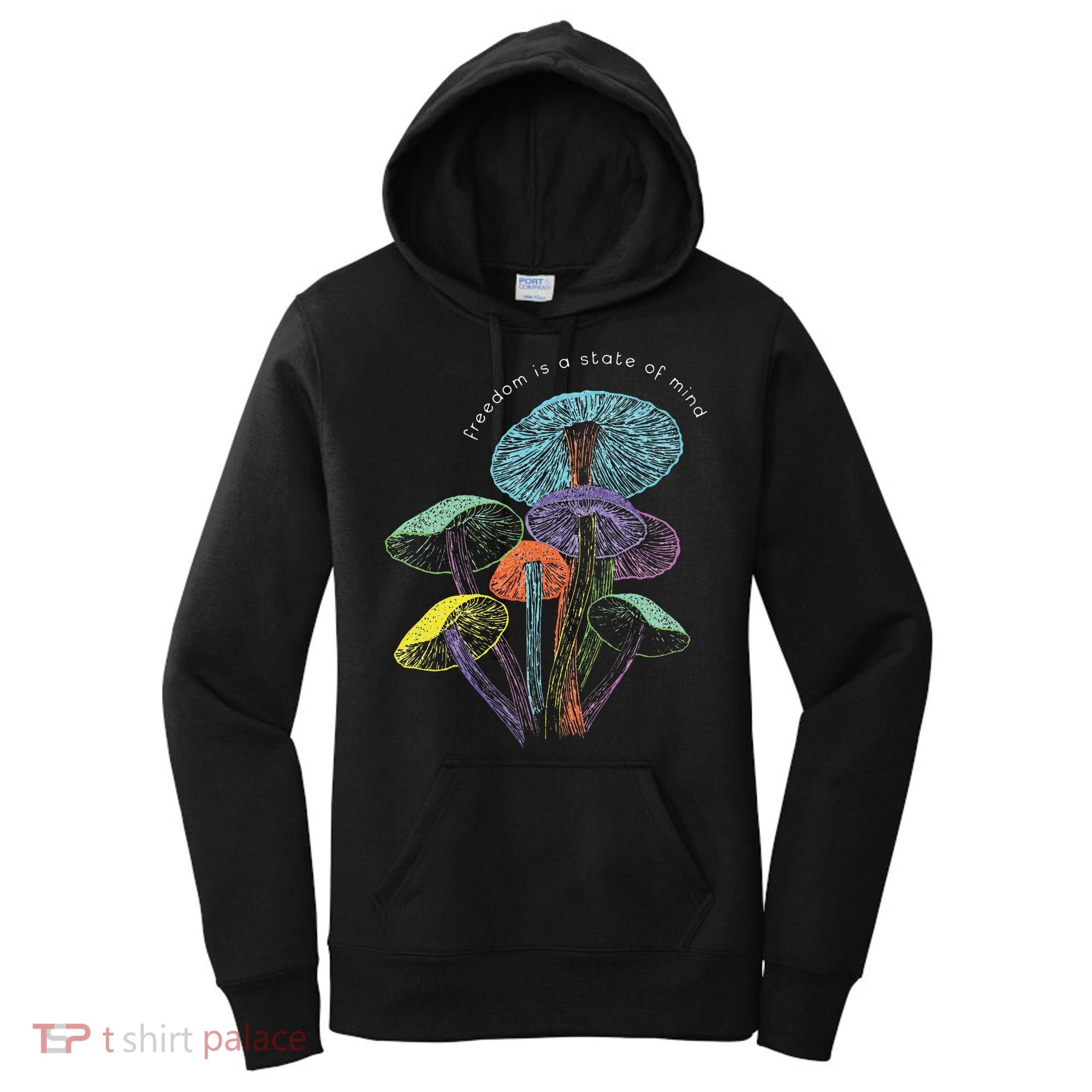 Colourful mushrooms of imagination  Women's Hoodie
