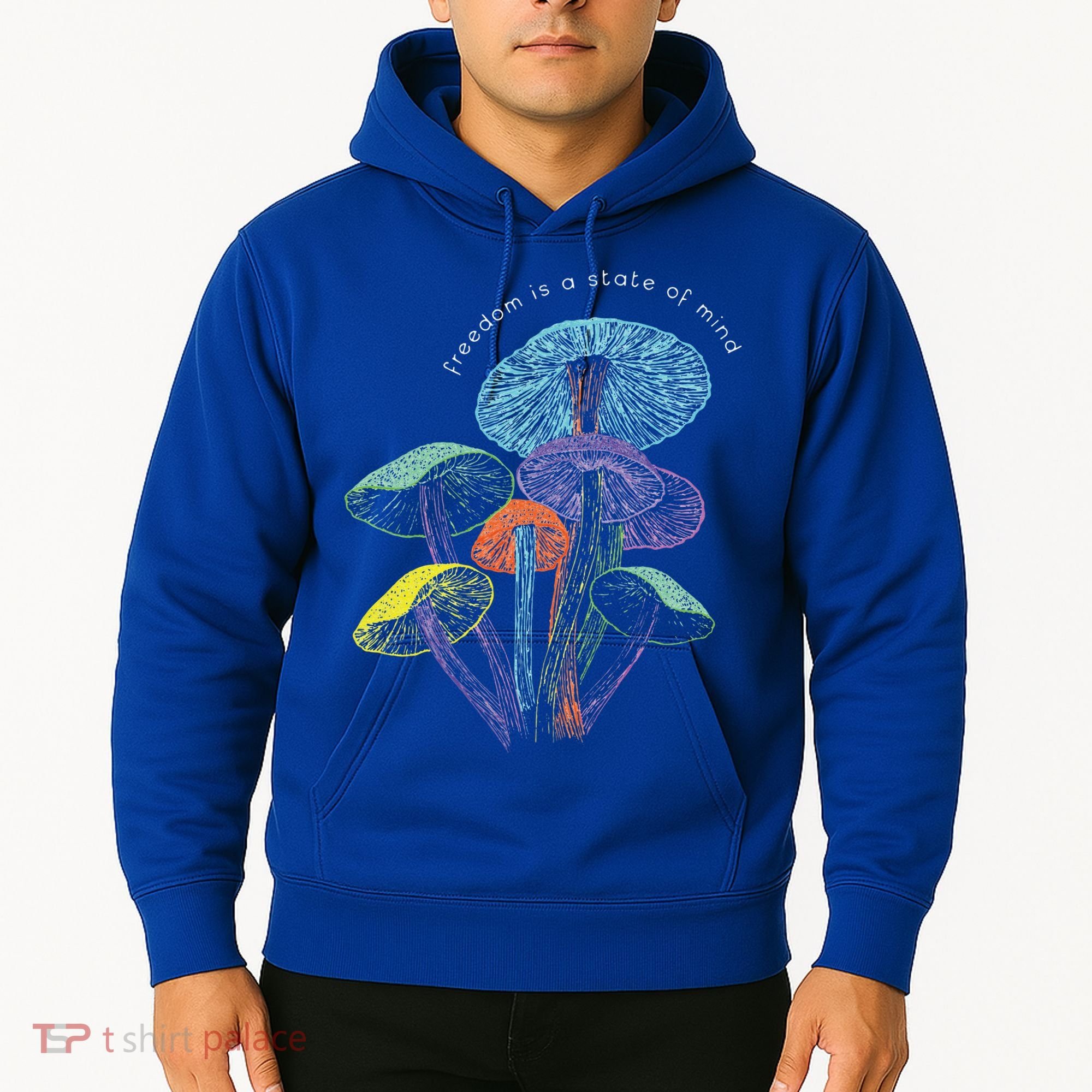 Colourful mushrooms of imagination  Hoodie