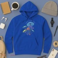 Colourful mushrooms of imagination  Hoodie thumb 3