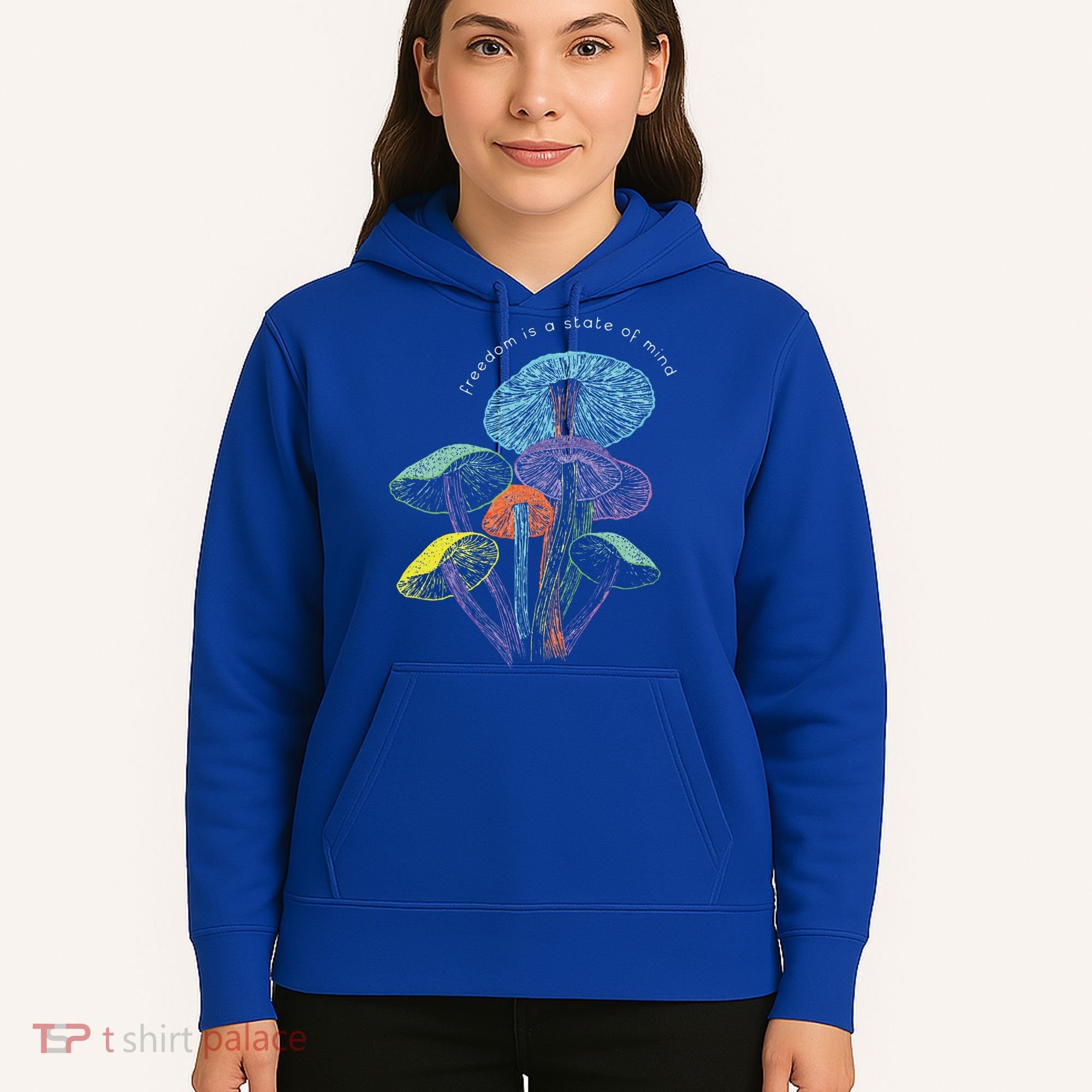 Colourful mushrooms of imagination  Hoodie