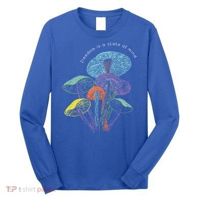Colourful mushrooms of imagination  Long Sleeve Shirt