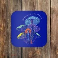 Colourful mushrooms of imagination  Coaster thumb 0
