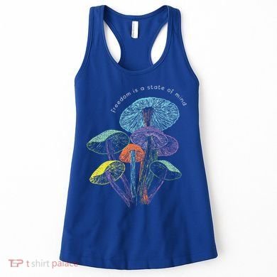Colourful mushrooms of imagination  Women's Tank Top