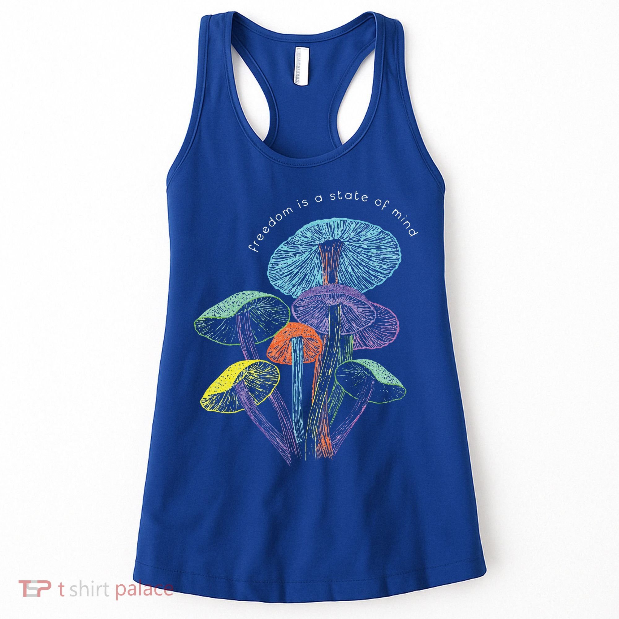 Colourful mushrooms of imagination  Women's Tank Top