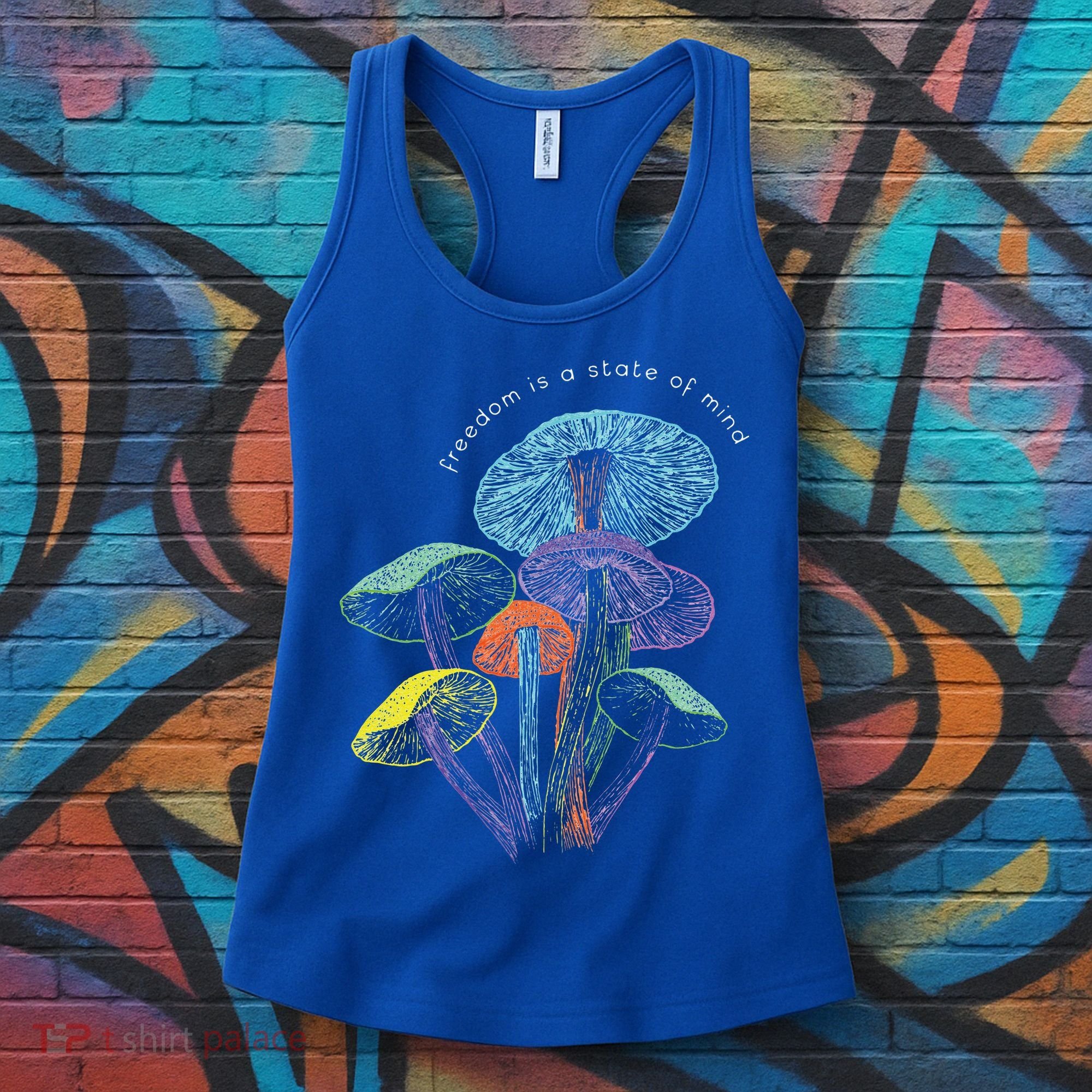 Colourful mushrooms of imagination  Women's Tank Top