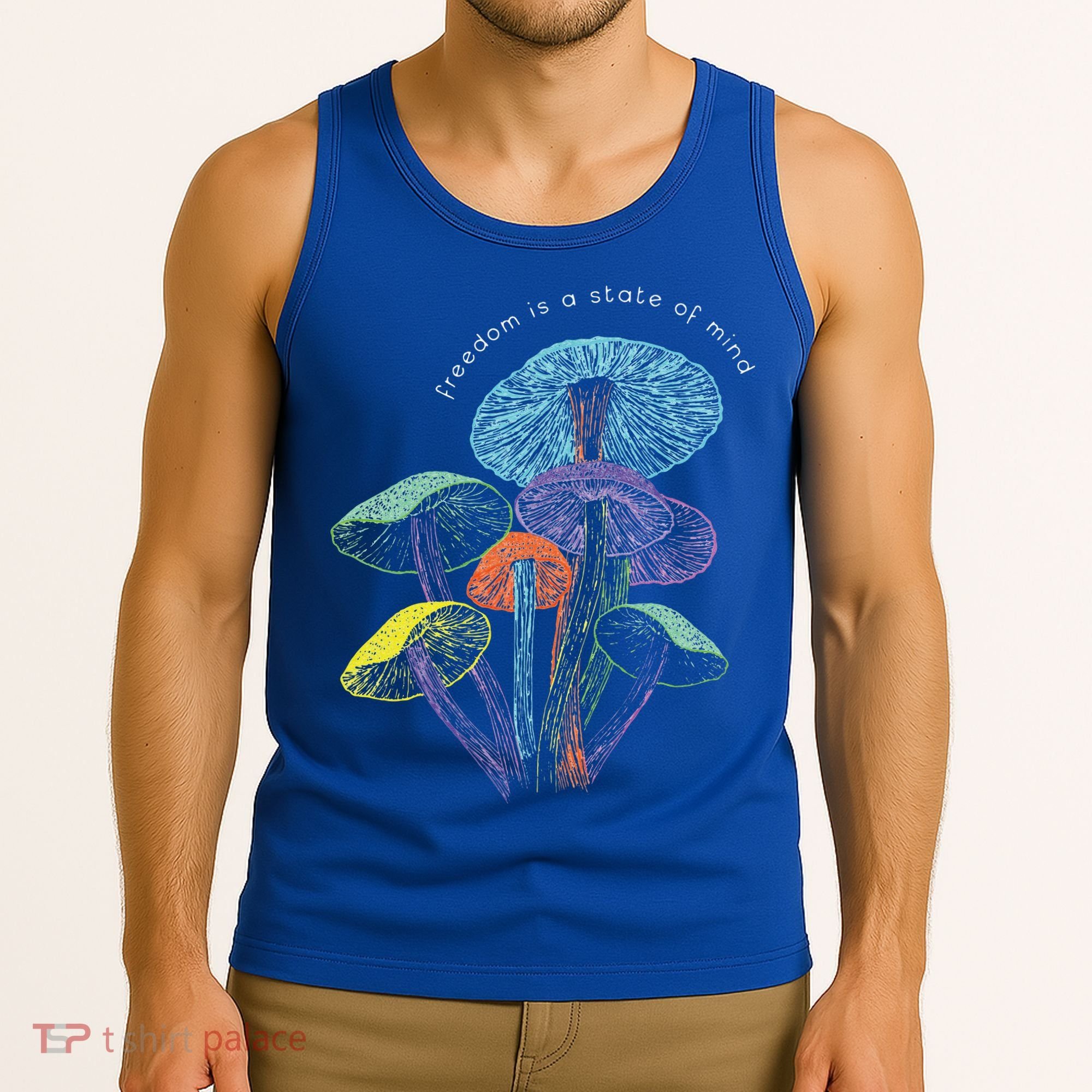 Colourful mushrooms of imagination  Tank Top