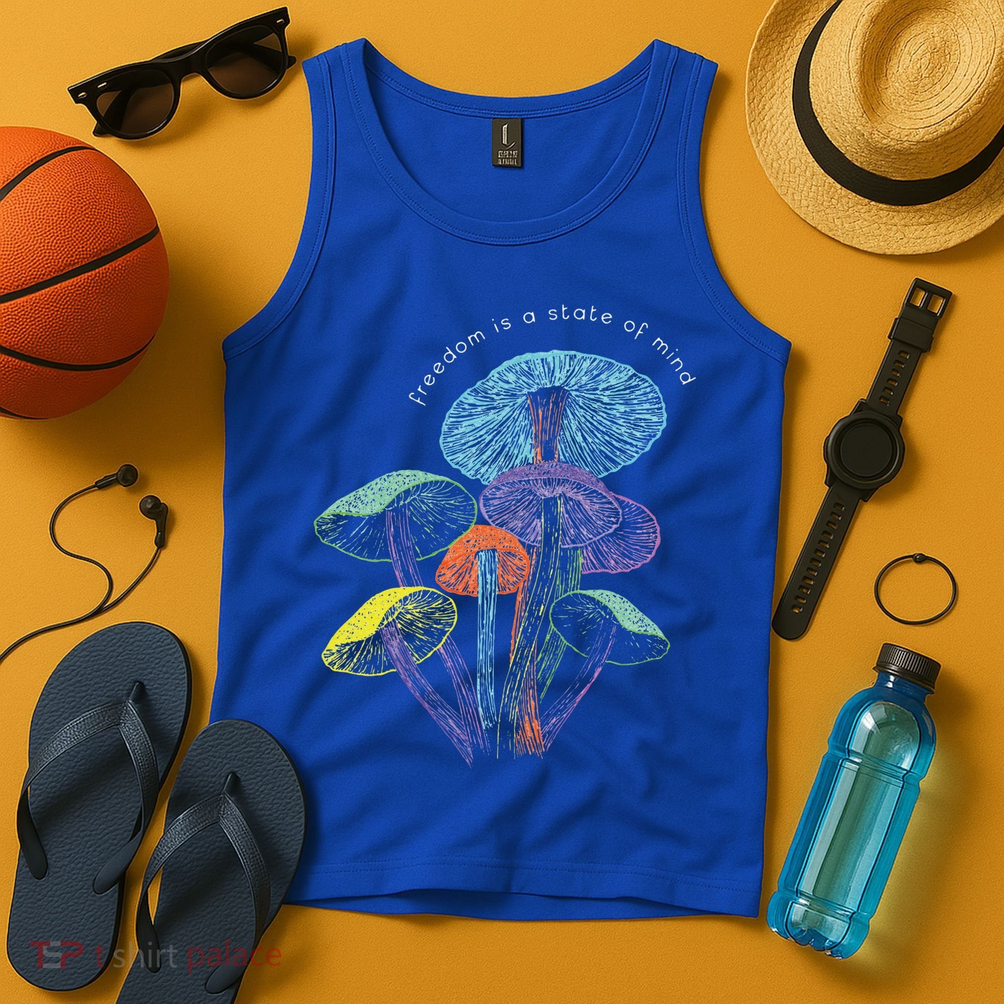 Colourful mushrooms of imagination  Tank Top