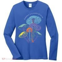 Colourful mushrooms of imagination  Women's Long Sleeve Shirt thumb 0