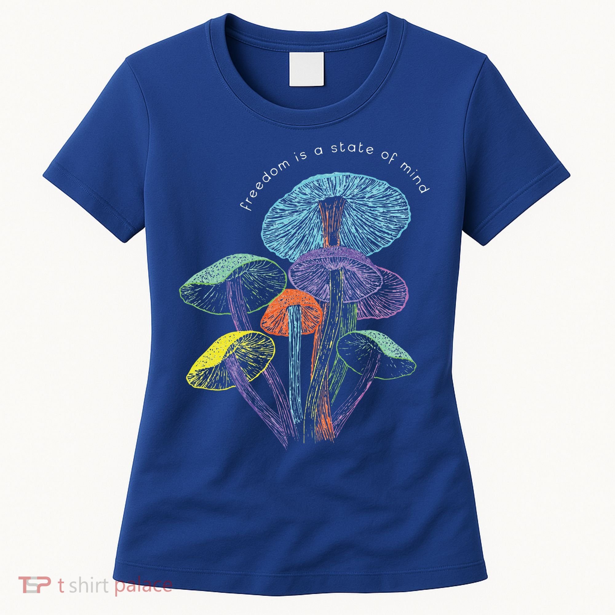 Colourful mushrooms of imagination  Women's T-Shirt