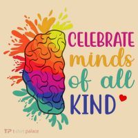 Celebrate Minds Of All Kind Neurodiversity Brain Tote Bag thumb 4
