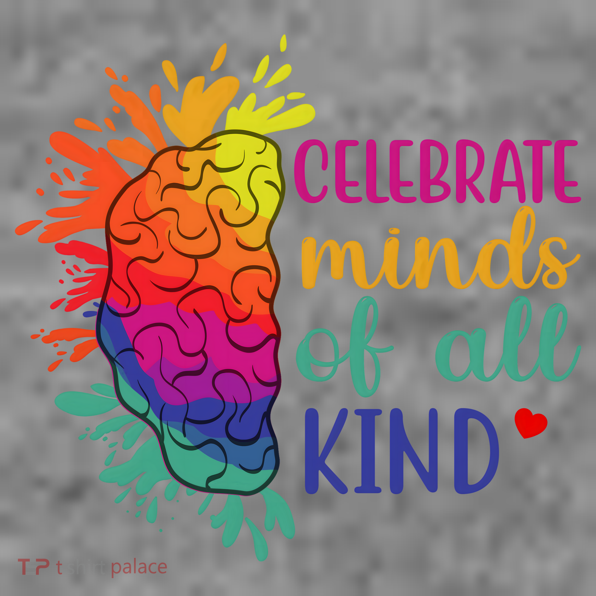 Celebrate Minds Of All Kind Neurodiversity Brain Toddler Hoodie