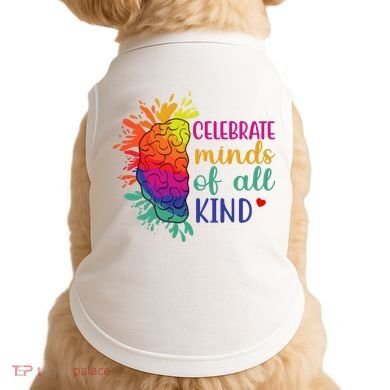 Celebrate Minds Of All Kind Neurodiversity Brain Doggie Tank