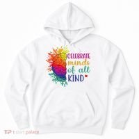 Celebrate Minds Of All Kind Neurodiversity Brain Hoodie thumb 0