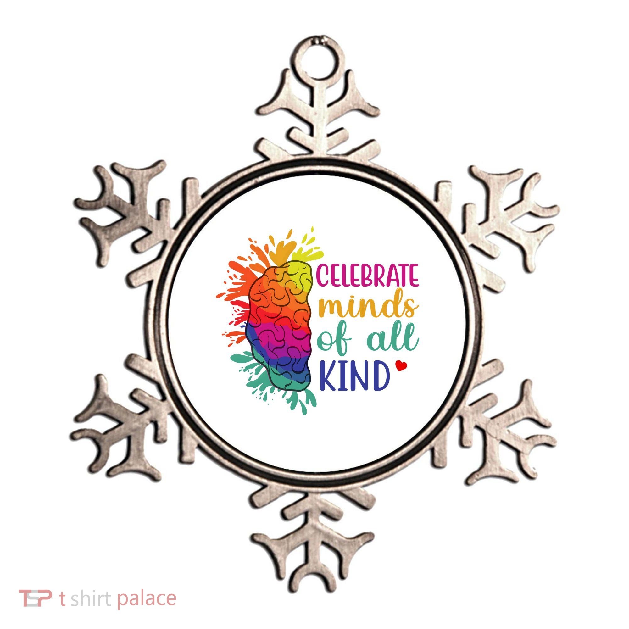 Celebrate Minds Of All Kind Neurodiversity Brain Ornament