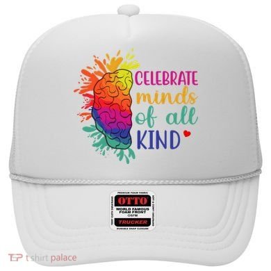 Celebrate Minds Of All Kind Neurodiversity Brain Hat