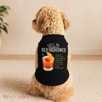 Call Me Old Fashioned Whiskey Cocktail Drinking Doggie Tank thumb 2