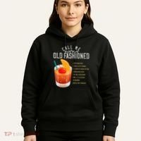 Call Me Old Fashioned Whiskey Cocktail Drinking Hoodie thumb 5