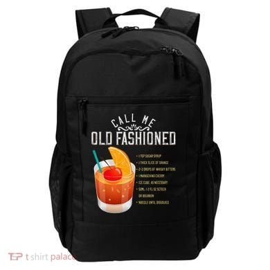 Call Me Old Fashioned Whiskey Cocktail Drinking Backpack