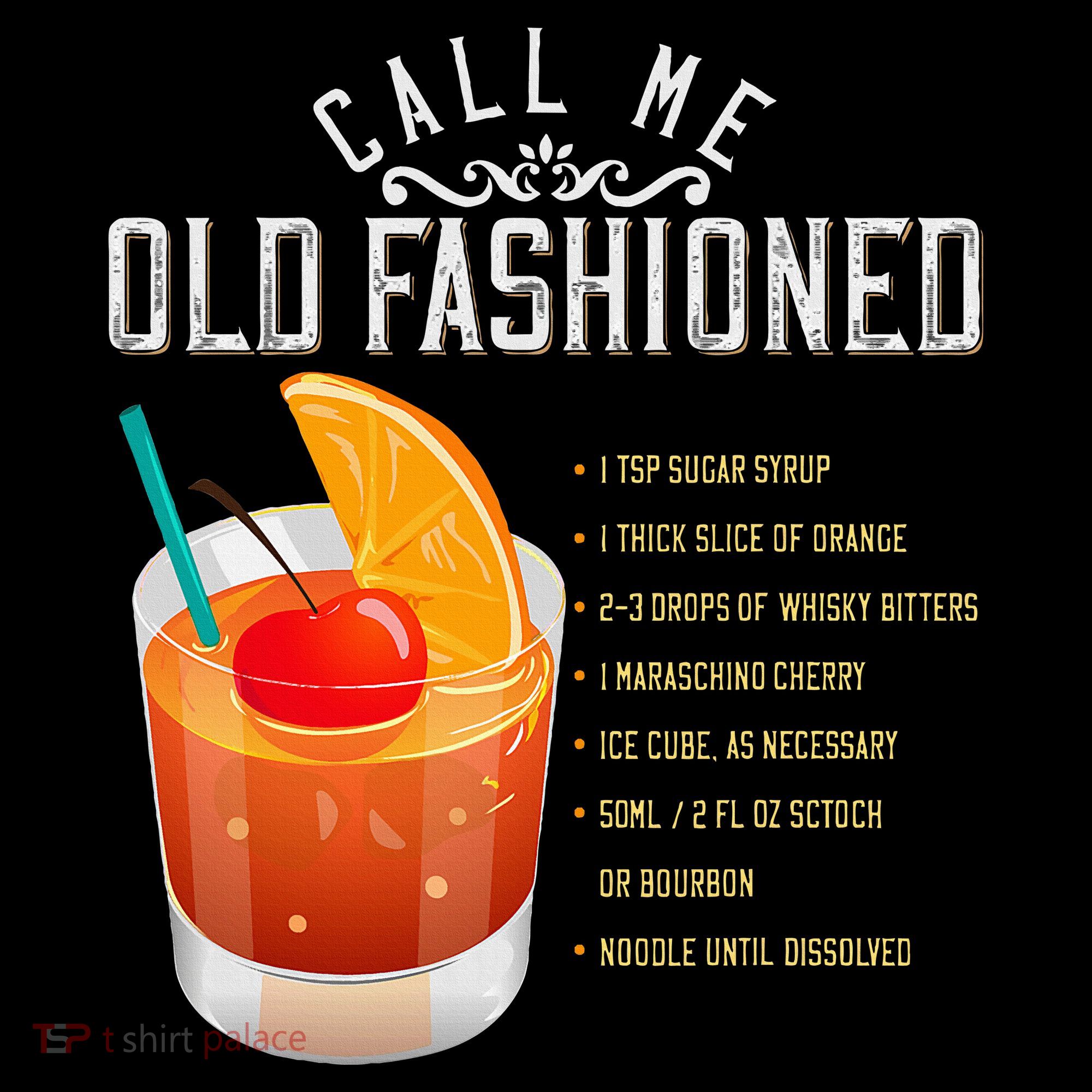 Call Me Old Fashioned Whiskey Cocktail Drinking Bucket Hat